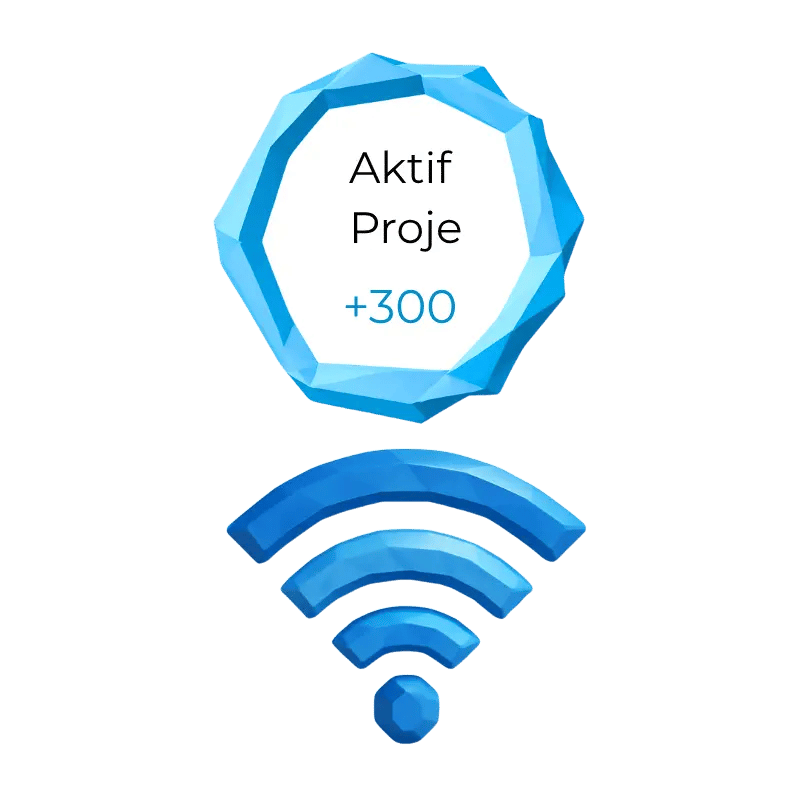 500+ Aktif Proje