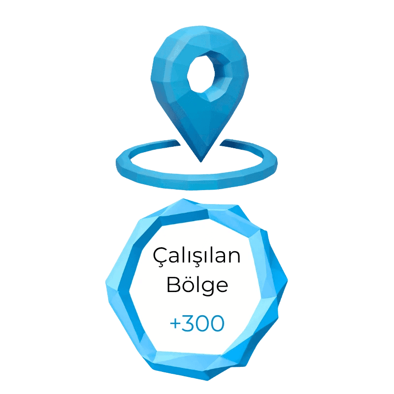 922+ Çalışılan Bölge